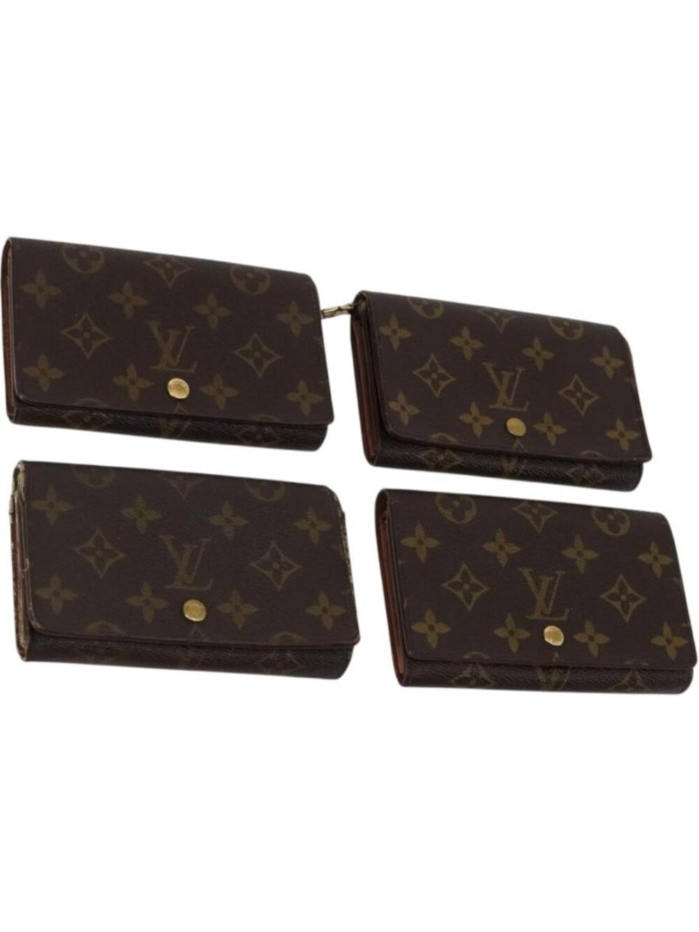 LOUIS VUITTON Monogram Portefeuille Tresol Wallet 4 Set M61736